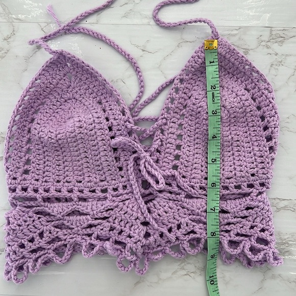 HANDMADE CROCHET halter TOP - Picture 6 of 6
